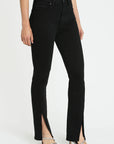 Teagan High Rise Vented Straight Jean