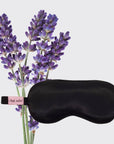 The Lavender Weighted Satin Eye Mask