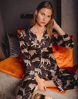 Tiger Satin Pajama Set