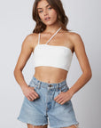 Ruby One Shoulder Top in White
