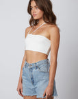 Ruby One Shoulder Top in White
