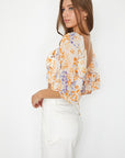 Charlotte Puff Sleeve Crop Top