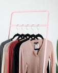 Carmel L/S Button Top
