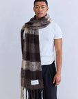 The Reykjavik Scarf Brown Check