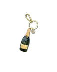 Hand-painted Champagne Bag Charm + Keychain | Eco-Friendly