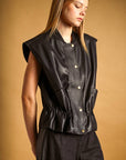 Matty Leather Vest