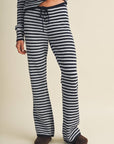Striped Relaxed Pants with Drawstring Waist