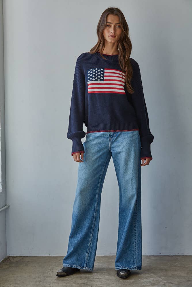 Freedom Flag Sweater