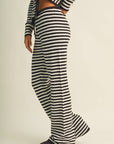 Striped Relaxed Pants with Drawstring Waist