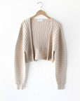 Sonia Rib Knit Shrug Cardigan