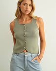 Vanna Knit Vest Top