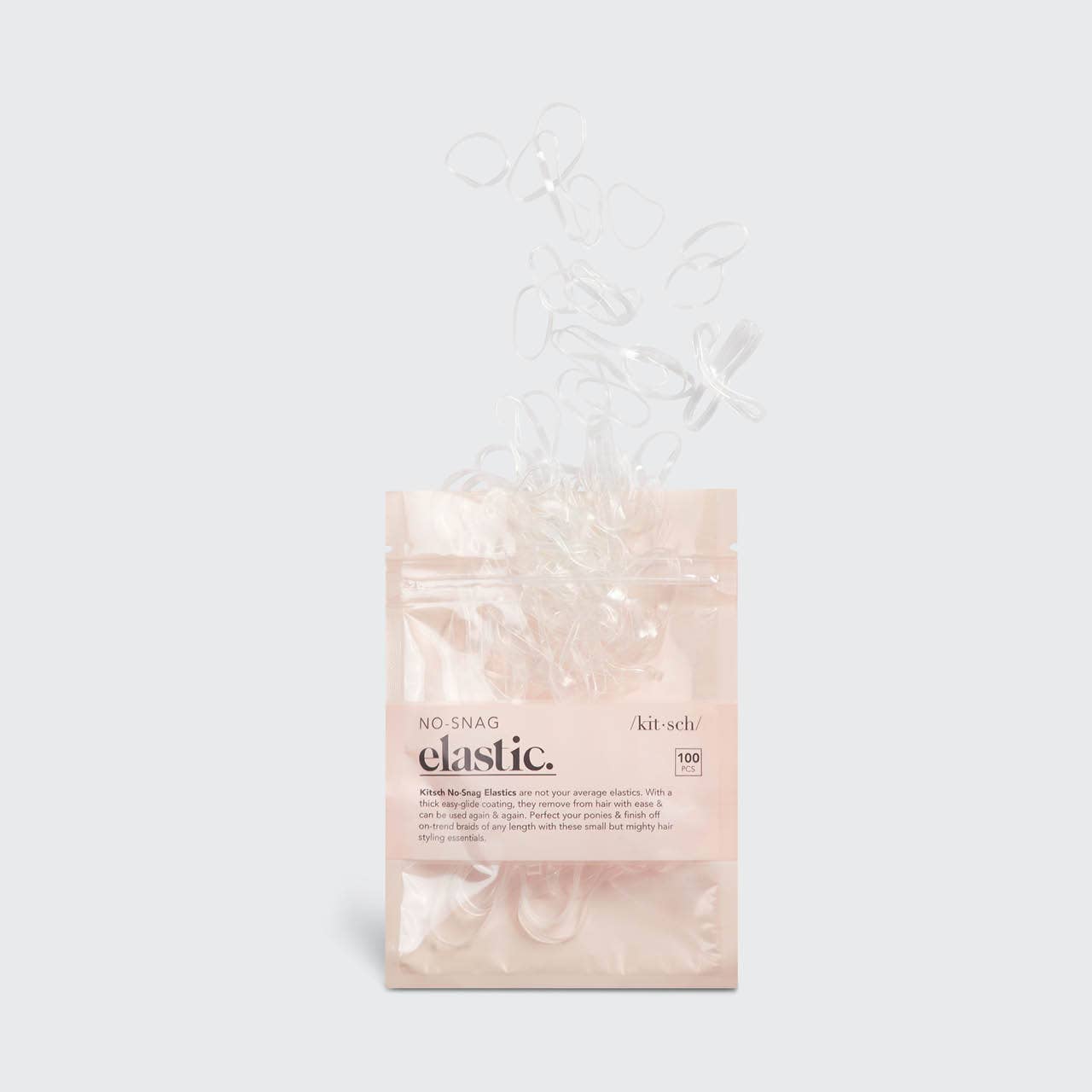 No-Snag Elastic 100 pc - Clear - sanitystyle