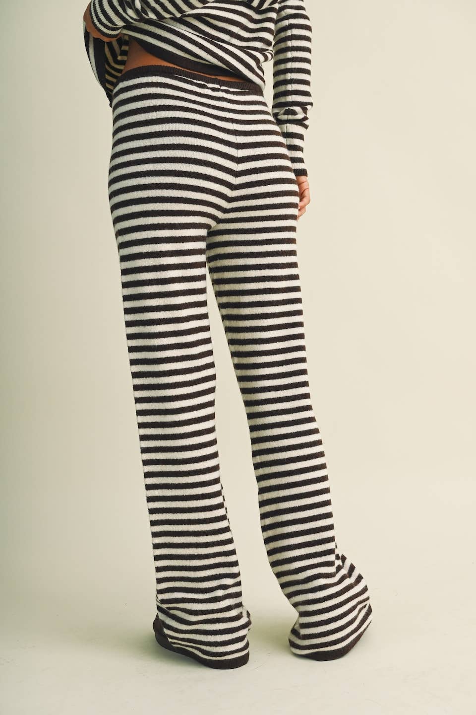 Striped Relaxed Pants with Drawstring Waist
