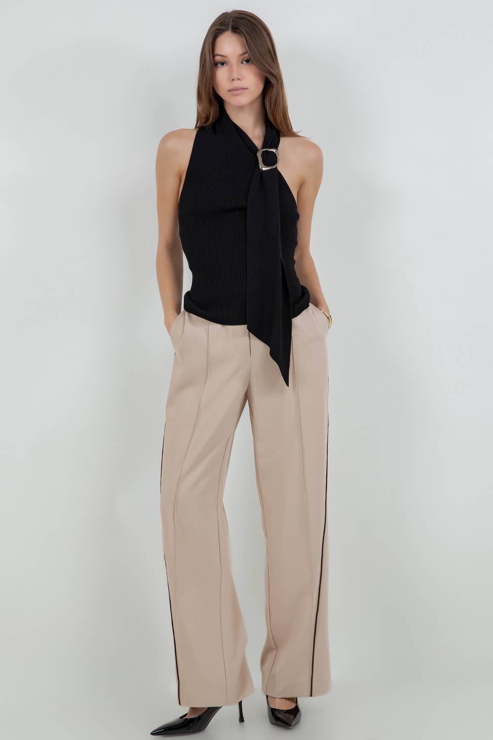 Pria One Shoulder Top