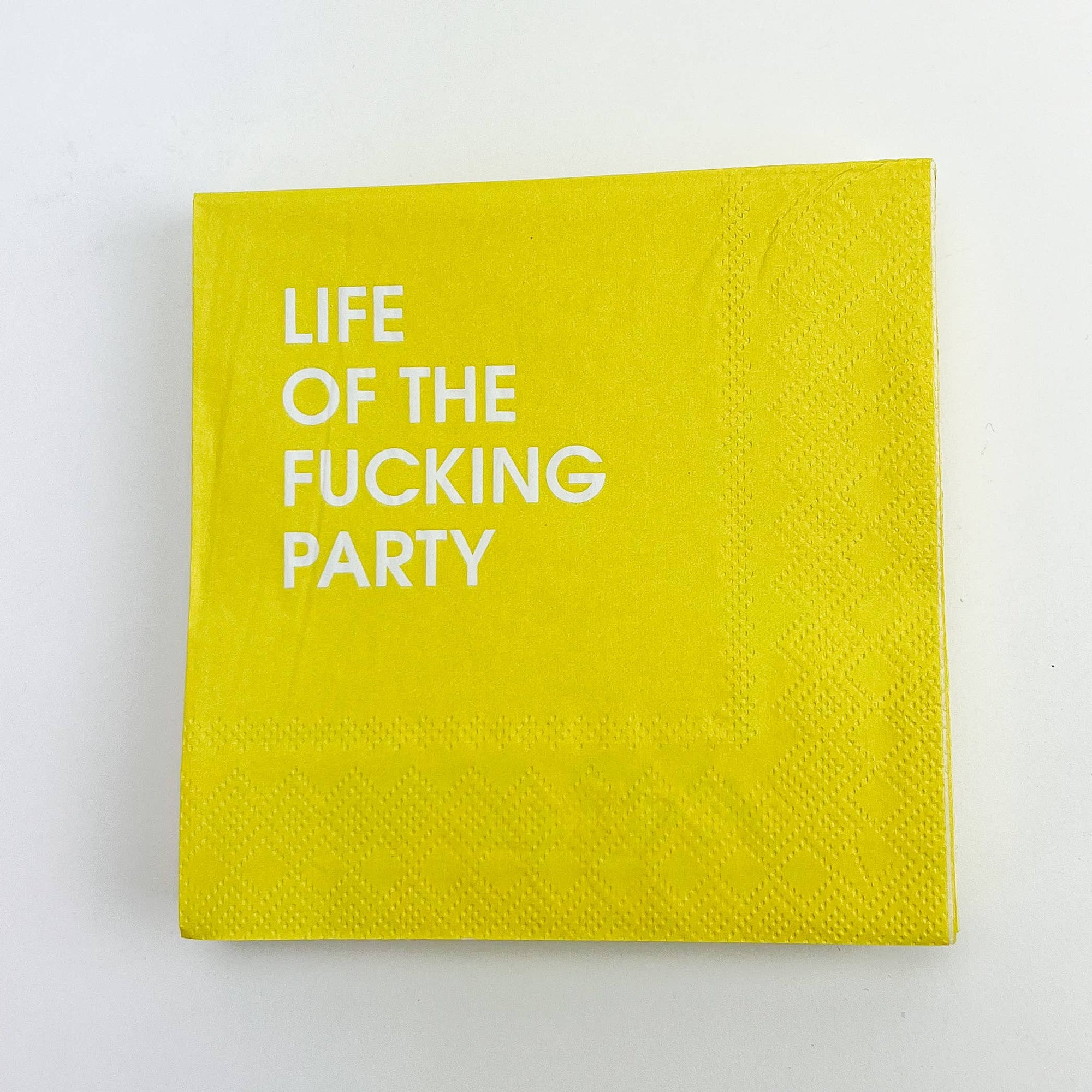 Life of the Fucking Party - Colorful Cocktail Napkins