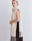 The Reykjavik Scarf Pebble Beige