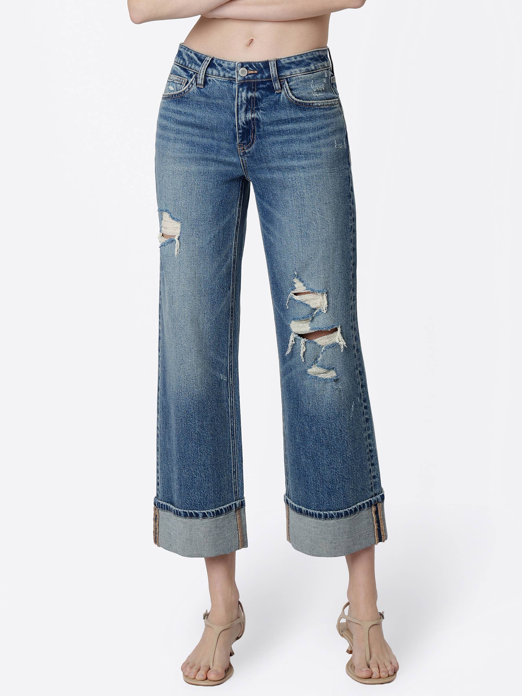 Camden Cuffed Crop