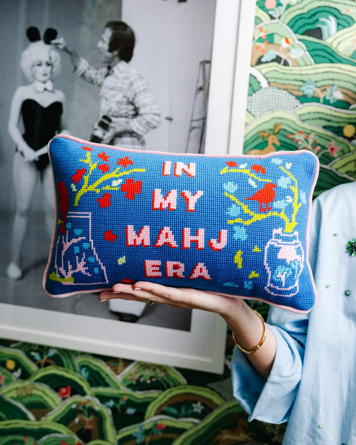 In My Mahj Era Pillow