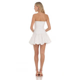 Ali Bubble Dress in White