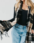 Penny Plaid Fringe Scarf