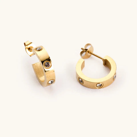 Corinne Gold Hoops