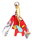 Horse & Tassle Charm w/ Scarf Bag/Purse Charm