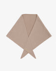 Merino Wool Triangle Scarf  Soft Taupe