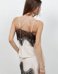 Kaley Contrast Lace Top