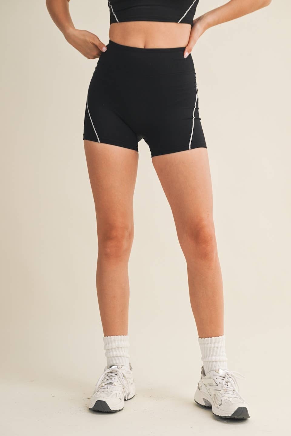 Sloane Biker Shorts- Black