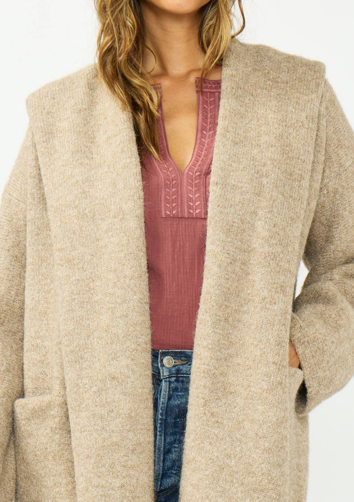 Jaymie Open Cardigan