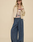 Mary Wide Leg Denim Pants
