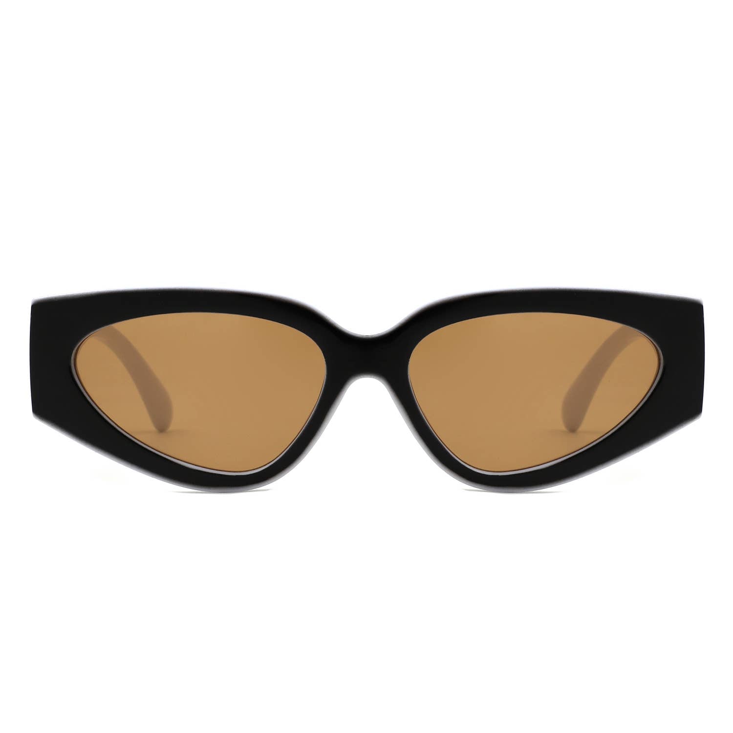 Retro Chic Narrow Bold 90s Women Cat Eye Sunglasses