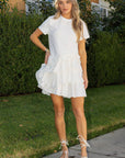 Florence Ruffle Frill Mini Dress