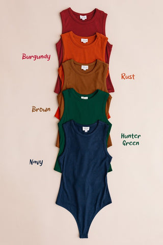 Mollie High Neck Bodysuit (multiple colors)