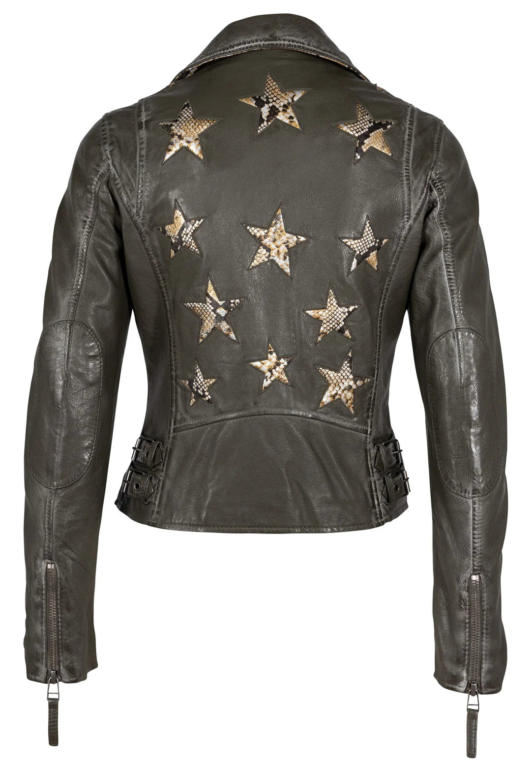 Christy Stars Leather Jacket