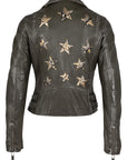 Christy Stars Leather Jacket