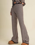 Striped Relaxed Pants with Drawstring Waist
