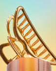 Open Shape Claw Clip - Gold