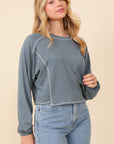 Stitches Long Sleeve Top