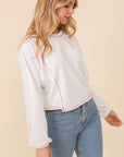 Stitches Long Sleeve Top