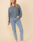 Stitches Long Sleeve Top