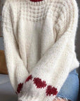 Genevieve Heart Detail Sweater
