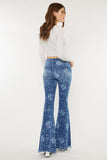Blair Floral Flare Jeans