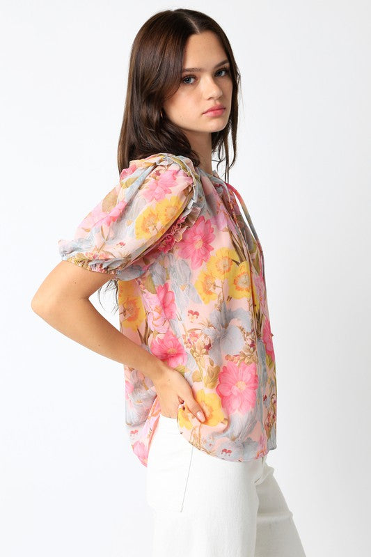 Ariella Floral Blouse