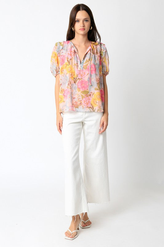 Ariella Floral Blouse