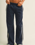 Side Stripe Low Waist Sweatpant