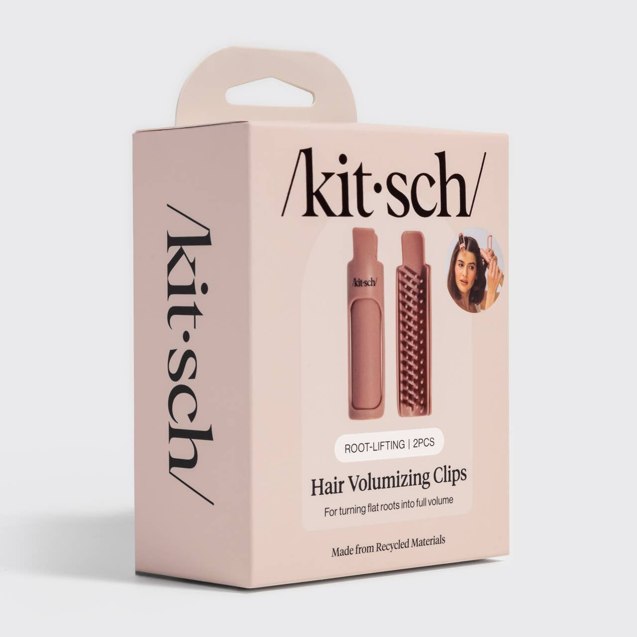 Kitsch Hair Volumizing Clip 2pc Set - Terracotta - sanitystyle