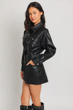 Lonnie Faux Leather Romper