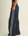Side Stripe Low Waist Sweatpant