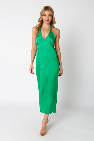 Vivika Satin Dress (multiple colors)